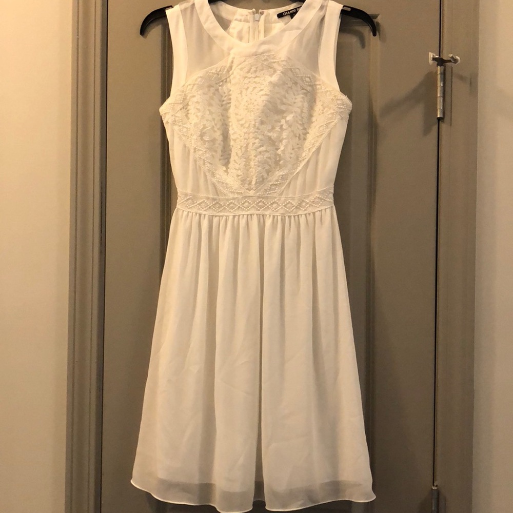 Gianni bini white dress size 0-bridal!